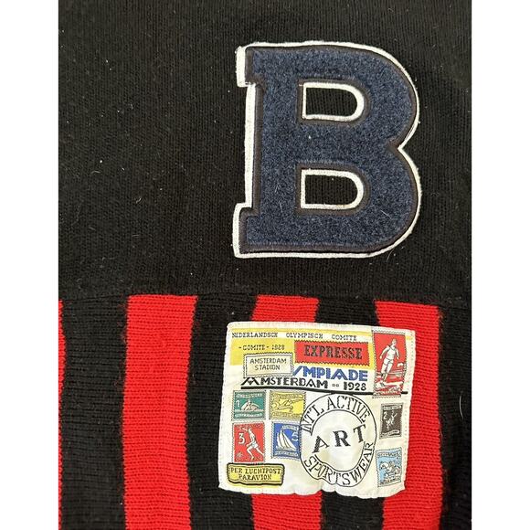 Vintage Olympics Netherlands Amsterdam 1928 Knit Sweater Adult Large USA Made - Picture 3 of 8